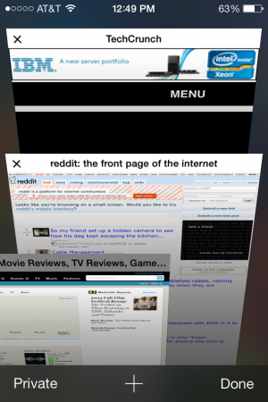 tabs